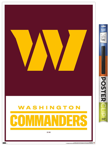 NFL Washington Commanders - Logo 22 Wall Poster, 22.375