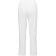 thumbnail image 5 of Summer Lightweight Pure Cotton Pants for Women Simple Style Solid Color Drawstring Casual Pants Loose Comfy Wide Leg Pants, 5 of 7