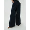 thumbnail image 4 of Women'S Drawstring Wide Leg Jeans Low Waisted Loose Fit Denim Pants S, 4 of 8