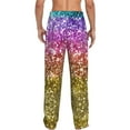 thumbnail image 3 of Kll Mens Pajama Pants For Men,Mens Lounge Pants,Funny Gifts For Men,Men'S Pajama Bottoms-Glitter Rainbow, 3 of 9