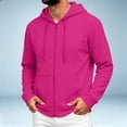 thumbnail image 2 of Fabrcox Zip Up Hoodie Mens Fleece Long Sleeve Mens Sweatshirts Fall Winter Warm Casual Outdoor Sports Jackets for Men with 2 Pockets XXL, 2 of 6