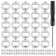thumbnail image 1 of 25 Pcs DIY Bottle Opener Insert Kits, Rustproof Inserts + 50 Screws Screwdriver Metal Beer Hardware Parts Accessories for Resin Mold, 1 of 4
