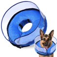 thumbnail image 2 of Recovery Pet Collar Pet Collar Inflatable Dog Cone Collar Soft Fabric Recovery Collar Pet Collar for Post-surgery, 2 of 8