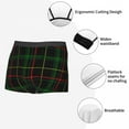 thumbnail image 7 of Black Watch Tartan Underwear Male Sexy Print Customized Scotland Plaid Gingham Boxer Briefs Shorts Panties Soft Underpants, 7 of 7