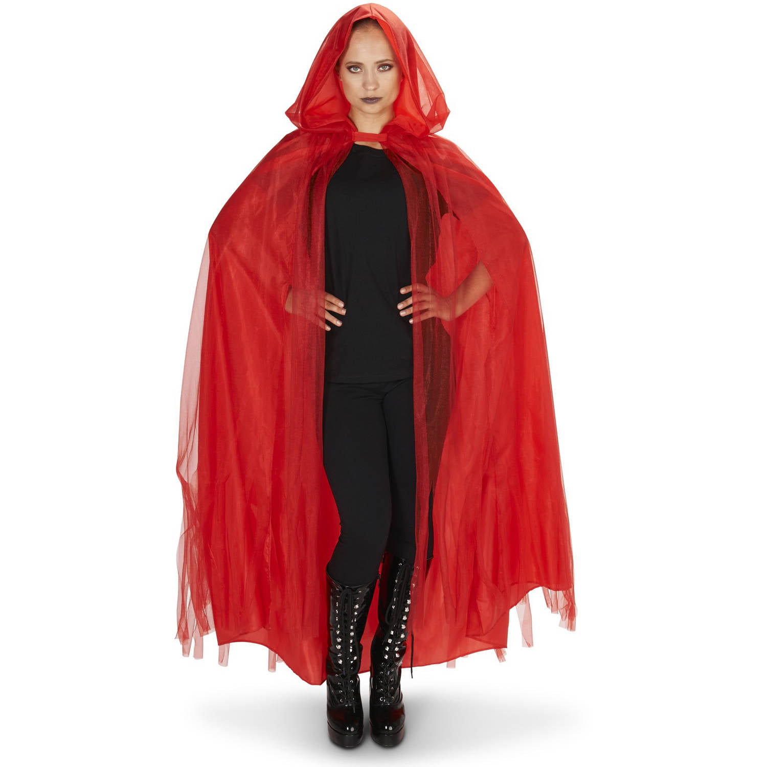 Red Mesh Adult Cape Halloween Accessory - Walmart.com
