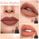 thumbnail image 2 of ZHAOCHENG Juego de 3 lápices labiales mate color nude beige, marrón claro oscuro, amarillo y lápiz labial, delineador de labios en barra, lápiz labial de larga duración, resistente al agua 24 horas, b, 2 of 5