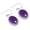 Amethyst, variant on Natural Smithsonite Earring 925 Sterling Silver Handmade Jewelry