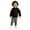 Black, variant on Bobifish Big Boys Beige Quarter-Zip Sweater Cable Knit Pattern Neck Sweater Long Sleeve Knitted Warm Boys Girls Casual Outdoor Pullover