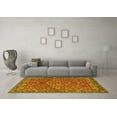 thumbnail image 3 of Ahgly Company Indoor Rectangle Oriental Yellow Traditional Area Rugs, 7' x 10', 3 of 4