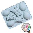 thumbnail image 2 of Molde de silicona Flexible para hacer velas, Molde de resina para hacer dulces, huevo de Pascua, conejo, zanahoria, decoración del hogar, bricolaje, 2 of 5