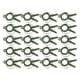 thumbnail image 5 of Clips de soporte para plantas de jardín, Clips de vid de flores, Clips de injerto para escalar verde 20 piezas, 5 of 8