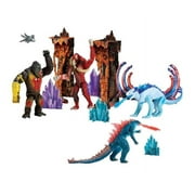 Godzilla x Kong : The New Empire Godzilla vs Shimo Figure and Kong vs Skar King 6" Figures 4-Pack Playmates Toys Bundle