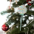 thumbnail image 2 of Adorno suspendido para de Navidad, decoración navideña única y resistente, regalo artesanal para celebrar el Año Nuevo, vacaciones. , Azul Mediana Bombón Azul Medio, 2 of 9