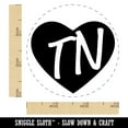 thumbnail image 2 of TN Tennessee State in Heart Self-Inking Rubber Stamp Ink Stamper - Black Ink - Small 3/4 Inch, 2 of 7