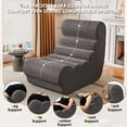 thumbnail image 5 of Furmax Modern Tufted Upholstered Sofa, High-Density Sponge Filled Comfortable Couch, Suitable for Living Room, Bedroom and Apartment, Dark Gray, 5 of 8