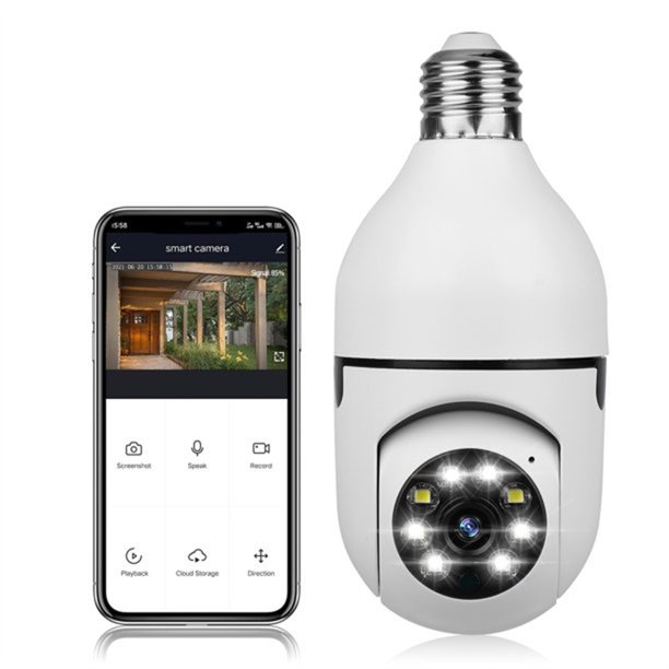 BLUELK Security Light Bulb Camera, Home WiFi Camera with Smart Motion