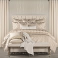 thumbnail image 2 of Siscovers The Great Gatsby Full Swing Textured Duvet & Insert Set Silver Queen 6 Piece, 2 of 5