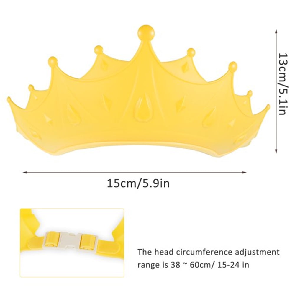 Casewin 3 Pcs Baby Shower Cap,shower Bathing Protection Cute Adjustable Waterproof Visor Hat For Girls, Boys, Babies, Toddlers And Kids