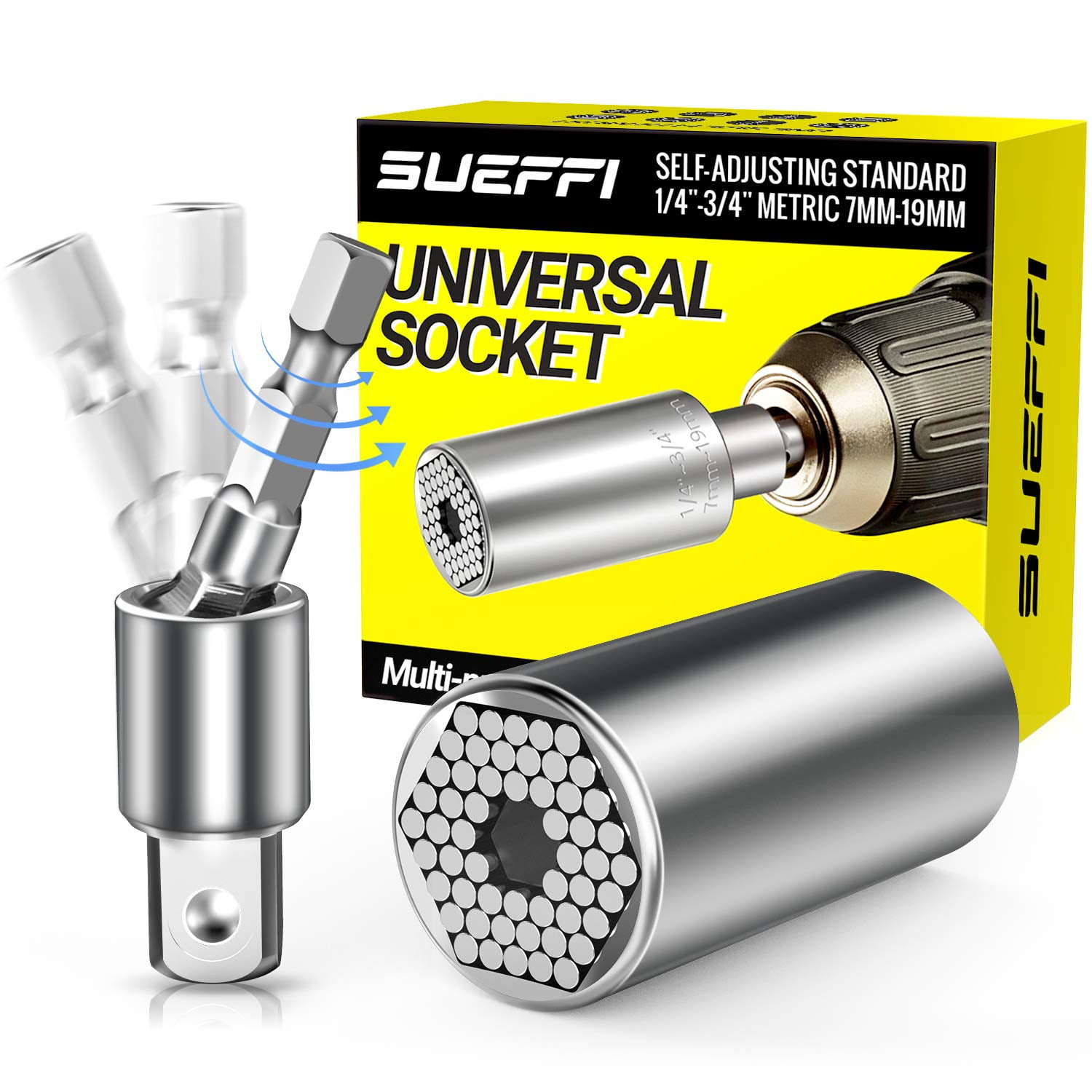 Universal Socket, Selfadjusting Universal Socket Wrench with 360