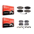 thumbnail image 1 of Positive Plus Front Rear Semi-Metallic Brake Pads Kit for Car Volkswagen GTI CC KPF-100470, 1 of 8