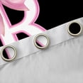 thumbnail image 4 of Erosebridal Pink Bows Alphabet R Black Out Curtains,Girl Personalized Gifts Curtains Pack of 2 (42x63 Each) For Teens, 4 of 7