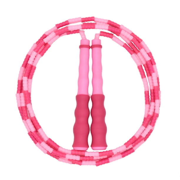 Cuerda para saltar, cuerdas para saltar con cuentas segmentadas para que los niños se mantengan en forma y pierdan peso Tmvgtek formación de fitness