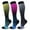 Pink, variant on WREESH Unisex Knee High Socks Socks Men Color Pattern Gradation Colour Mixture Nylon Crew Socks Pink