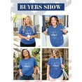 thumbnail image 4 of XCHQRTI Good Vibes Womens Graphic Shirt Inspirational Plus Size Tees Short Sleeve Summer Casual Tops, 4 of 7