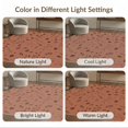 thumbnail image 7 of ODIKA 6'x9' Terracotta Botanical Style Floral Washable Area Rug Whimsical Scattered Motifs With Delicate Vine And Nature Non-Slip, Easy Care, for Family Room, Living Mater Bedroom, 7 of 7