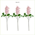 thumbnail image 3 of 36in. Artificial Lilac Flower Stems, Set of 3, 3 of 10
