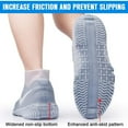 thumbnail image 2 of All-Weather Protection Waterproof Shoe Covers, Reusable Silicone Rubber Non-Slip Rain Boot Overshoes for Women, Men and Kids, 2 of 4