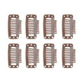thumbnail image 3 of Clips, 32mm Snap Clips  Teeth Combs, U Shape Metal Clips, 6 Teeth Combs Clips For  And Wefts, 3 of 8