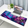 thumbnail image 6 of nygtbtfer Desk Mat Street Japanese Mouse Pads , Skyline City Desk Mat for Desktop Pad XXL Gaming Mouse Pad for Computer Office Keyboard Laptop Pad 31.5x11.8 in, 6 of 6