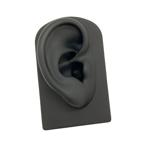 Accesorios de modelo de oreja Yuyangstore herramienta de enseñanza de silicona Negro