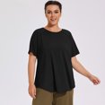thumbnail image 2 of Womens Summer Tops Plus Short-Sleeve Sun Protection, 2 of 8
