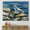 thumbnail image 2 of Designart ' Portrait of Seagull Birds By The Sea ' Nautical & Coastal Canvas Wall Art Print, 2 of 4