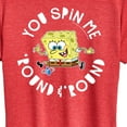 thumbnail image 3 of SpongeBob SquarePants - Christmas and Hanukkah Women's Short Sleeve T-Shirt, 3 of 6