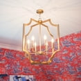 thumbnail image 3 of 6 Light Foyer In Transitional Style 27.75 High By 30.5 Wide-Aged Brass Finish    -Traditional Installation Capital Lighting 526161Ad, 3 of 5