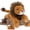 Lion-DarkBrown, variant on MaoGoLan 25.6" Monkey Mommy Stuffed Animal with 3 Baby Monkeys & 1 Banana Plush Toy