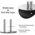 thumbnail image 3 of NIFFGAFF Brushed Nickel Toilet Paper Holder Stand,Free-Standing Toilet Paper Storage,Stainless Steel Toilet Tissue Paper Roll Storage Shelf and Dispenser Holds 3 Paper Rolls,Bathroom Accessories, 3 of 6