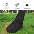 thumbnail image 4 of 193X63.5X112cm Black Universal Waterproof Lawn Mower Rain Cover Garden Overall Size Drawstring Weather Protection, 4 of 8