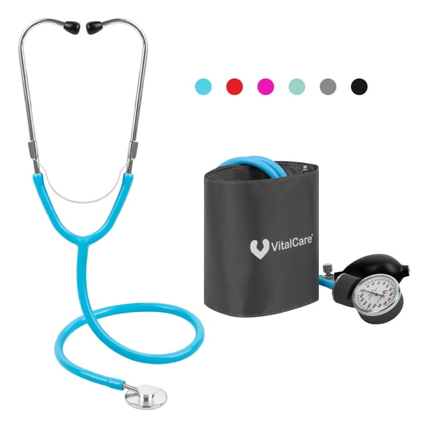 Kit Esfigmomanómetro Aneroide + Estetoscopio Simple VitalCar