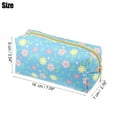 thumbnail image 4 of Unique Bargains Makeup Bag Flowers Pattern Travel Cosmetic Organizer Multicolor, 4 of 7