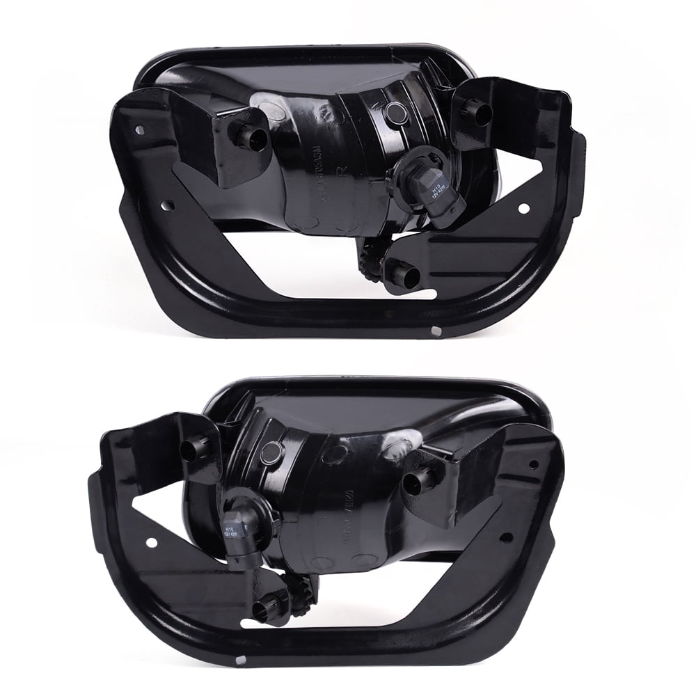 PIT66 Bumper Fog Lights Driving Lamps w/Bezel Fit For 09-12 Dodge Ram 1500 2500 3500 Fog Lamps