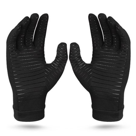 gloves copper compression arthritis onever highest finger slip protection fitness non