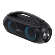 (2) Rockville GO PARTY MAX BASS Portable LED Bluetooth Speakers w/Wireless Link