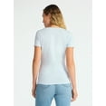 thumbnail image 3 of Time and Tru Women’s Maternity Graphic Tee with Short Sleeves, Sizes S-XXL, 3 of 5