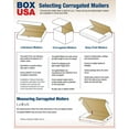thumbnail image 3 of BOX USA BML1684 Literature Mailers, 16" x 8" x 4", White (Pack of 50), 3 of 10
