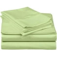 thumbnail image 2 of 4 Pieces Half Split Sheet Sets for Adjustable Beds 34" Split Head Cal-King - 800 TC, 100% Egyptian Cotton 15" Deep Pocket of Fitted Sheet, Extra Long & Soft Bedding - Sage Solid., 2 of 5