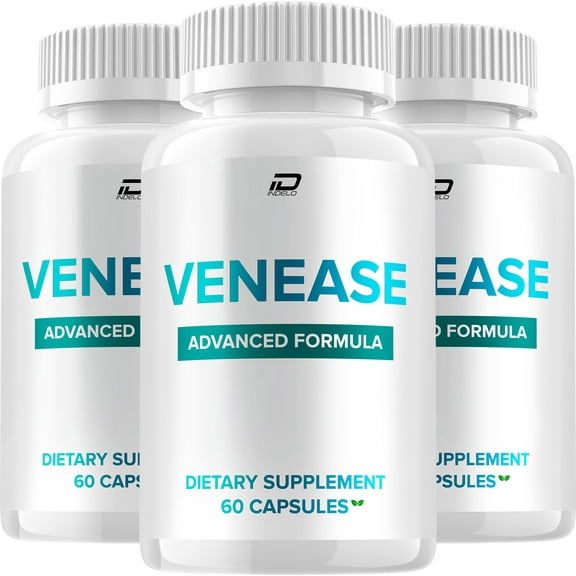 Venease Capsules – Venease Natural Blend Glycogen Support, 3 Pack, 180 Capsules
